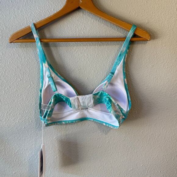 Johnny Was Women’s Calme Blue Adjustable Bathing Suit Top Size Med NWT Vacation - Picture 8 of 8